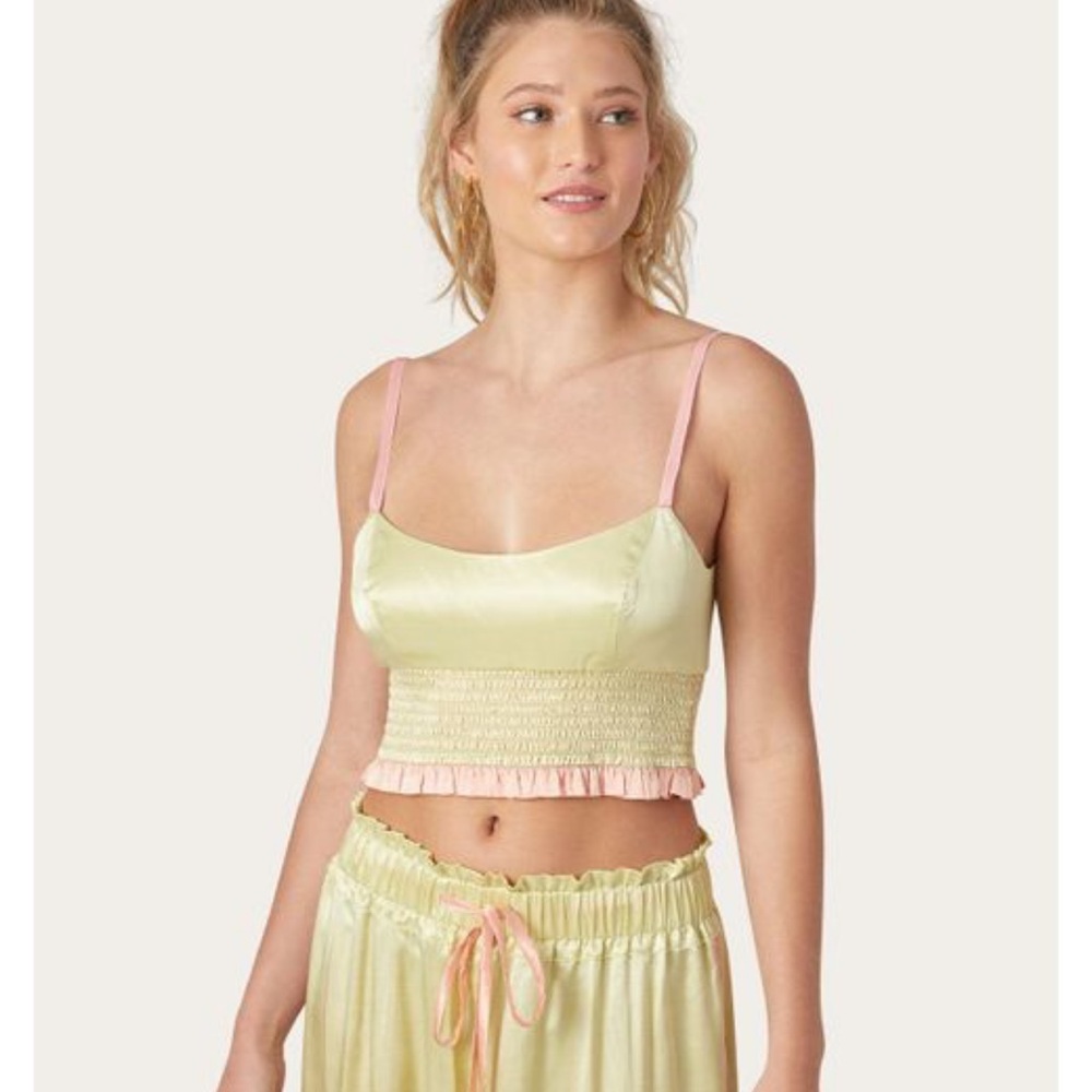 MORGAN LANE SUPER SEXY BUTTERY SOFT KIWI COLORED LOUNGE BRA